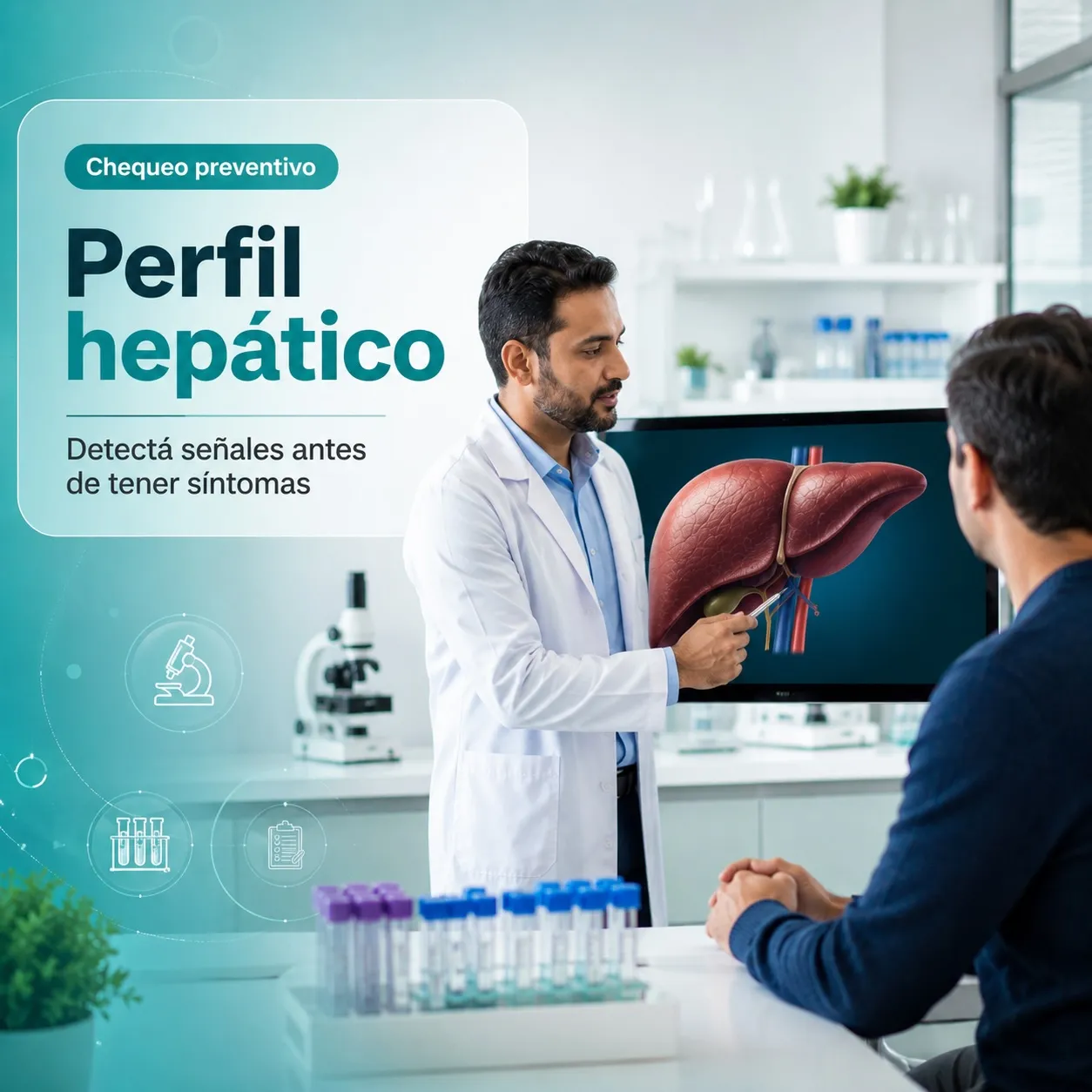 ¿Qué revisa un perfil hepático y cuándo debería hacerlo?